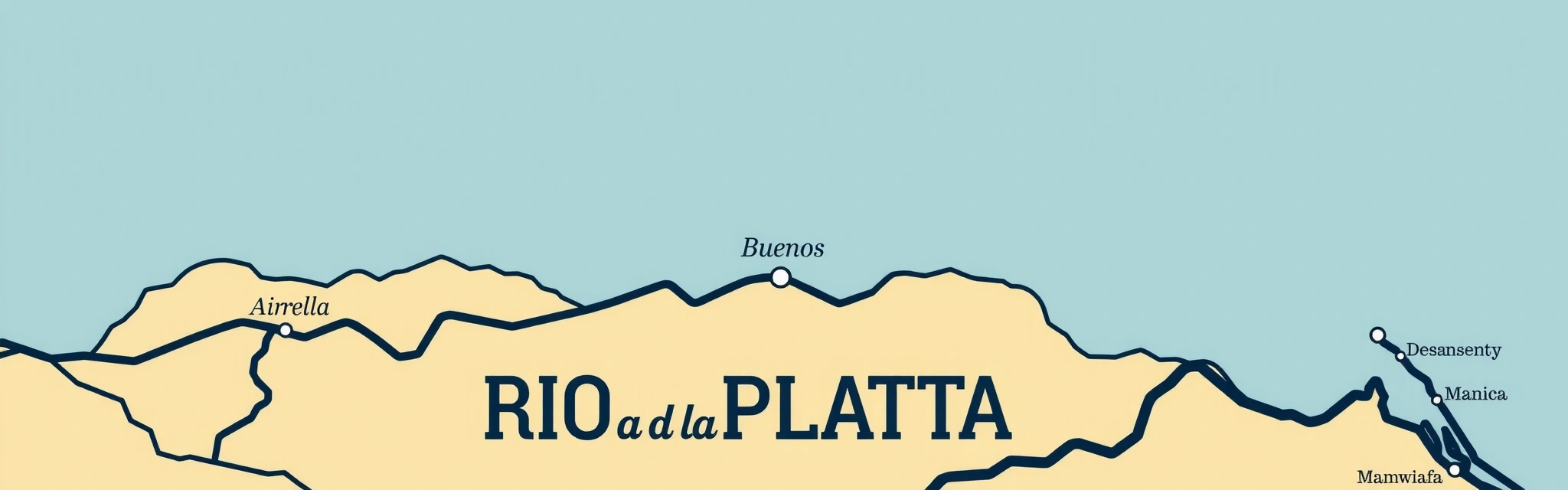 Mapa Río de la Plata